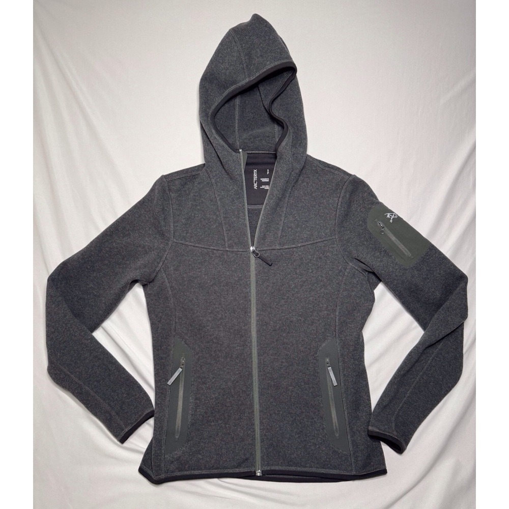 Arc'teryx Covert Fleece Hooded Jacket Women's Size Small Outdoor‎ Gray